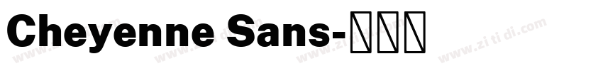 Cheyenne Sans字体转换 Cheyenne Sans字体转换